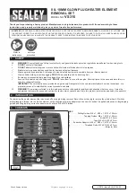 Preview for 1 page of Sealey VS315 Instructions