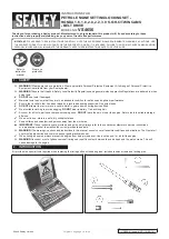 Предварительный просмотр 1 страницы Sealey VS4656 Instructions