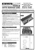 Sealey VS4895 Instructions preview