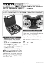 Sealey VS4930 Instructions preview