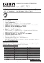 Preview for 1 page of Sealey VS8111 Instructions