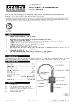 Sealey VS8199 Instructions preview