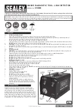 Preview for 1 page of Sealey VS868 Quick Start Manual