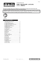 Preview for 2 page of Sealey VS8812 Instructions Manual