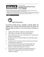 Preview for 1 page of Sealey VSCANP Instructions Manual