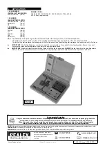 Preview for 2 page of Sealey VSE2510 Instructions