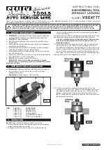 Preview for 1 page of Sealey VSE4777 Instructions