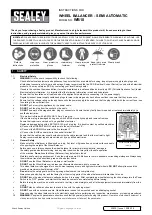 Sealey WB10 Instructions Manual preview