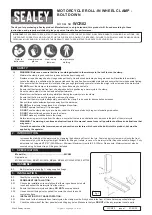 Preview for 1 page of Sealey WCR02 Quick Start Manual