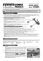 Предварительный просмотр 1 страницы Sealey WHEEL SKATE Instructions