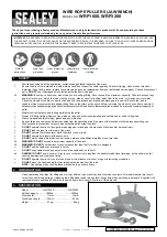 Preview for 1 page of Sealey WRP1600 Quick Start Manual