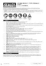 Preview for 1 page of Sealey YC10B.V3 User Manual