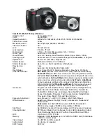 Preview for 3 page of Sealife D1400 Specifications