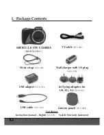 Preview for 3 page of Sealife Micro 2.0 UW Camera Instruction Manual