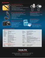 Предварительный просмотр 4 страницы Sealife Mini II Brochure & Specs