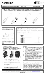 Sealife Sea Dragon Mini 900 Instruction Sheet preview