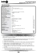 Preview for 6 page of Sealite SL-07 Series Installation & Service Manual