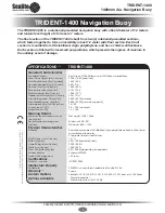 Предварительный просмотр 5 страницы Sealite TRIDENT-1400 Installation & Service Manual