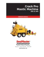 SealMaster Crack Pro 250 Owner'S Manual предпросмотр