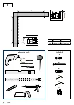 Preview for 2 page of sealskin corner entry Assembling Instruction