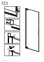 Предварительный просмотр 6 страницы sealskin corner entry Assembling Instruction