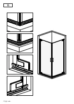 Предварительный просмотр 14 страницы sealskin corner entry Assembling Instruction