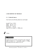 Preview for 6 page of SEALVER Wave Boat 575 Manual