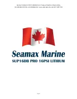 Preview for 24 page of Seamax SUP16DB PRO User Manual