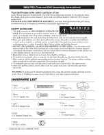 Preview for 2 page of Sears, Roebuck and Co. BBQ-Pro 16310 Use And Care Manual