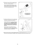 Preview for 10 page of Sears, Roebuck and Co. pro-form 10.8x User Manual