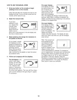 Preview for 13 page of Sears, Roebuck and Co. pro-form 10.8x User Manual