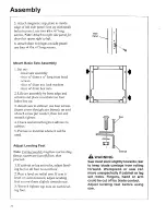 Preview for 22 page of Sears 113.197111 Owner'S Manual