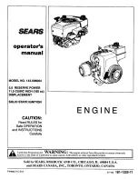 Sears 143.006004 Operator'S Manual предпросмотр