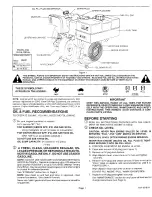 Предварительный просмотр 2 страницы Sears 143.009009 Operator'S Manual