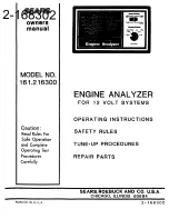 Preview for 1 page of Sears 161.216300 Owner'S Manual