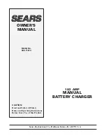 Preview for 1 page of Sears 200.71210 Owner'S Manual