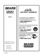 Preview for 12 page of Sears 200.71210 Owner'S Manual