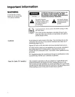 Preview for 2 page of Sears 274.43318390 SERIES Owner'S Manual