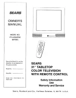 Sears 274.4394859 Owner'S Manual предпросмотр