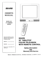 Sears 274.43968590 SERIES Owner'S Manual preview