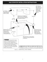 Предварительный просмотр 2 страницы Sears 30" GAS RANGE Installation Instructions Manual