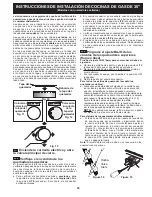 Предварительный просмотр 25 страницы Sears 30" GAS SLIDE-IN RANGE Installation Instructions Manual