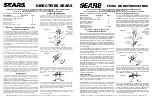 Предварительный просмотр 2 страницы Sears 300.72000 Instruction Sheet