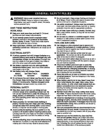 Предварительный просмотр 3 страницы Sears 315.10186 Operator'S Manual