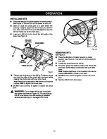 Предварительный просмотр 12 страницы Sears 315.10186 Operator'S Manual