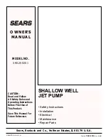 Preview for 12 page of Sears 390.250251 Owner'S Manual