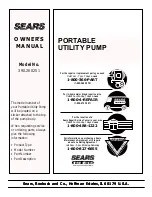 Preview for 8 page of Sears 390.260251 Owner'S Manual