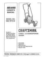 Sears 536.79751 Owner'S Manual preview