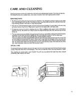 Предварительный просмотр 31 страницы Sears 5648744780 Use & Care Manual