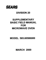 Preview for 1 page of Sears 565.60586000 Manual